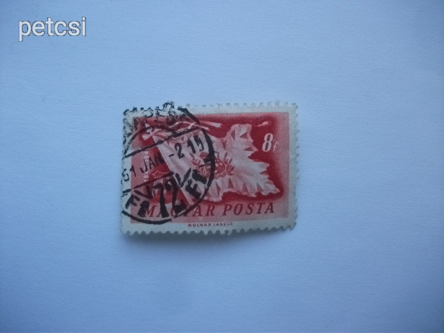 Magyar bélyeg centenárium 8 f 1948 1 Ft