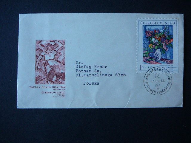 Csehszlovák FDC - futott