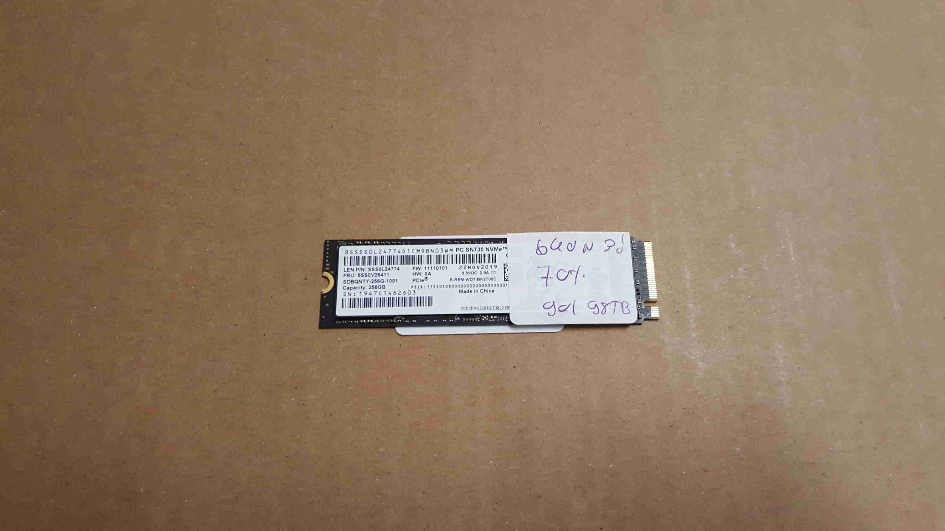 WD SN730 256GB