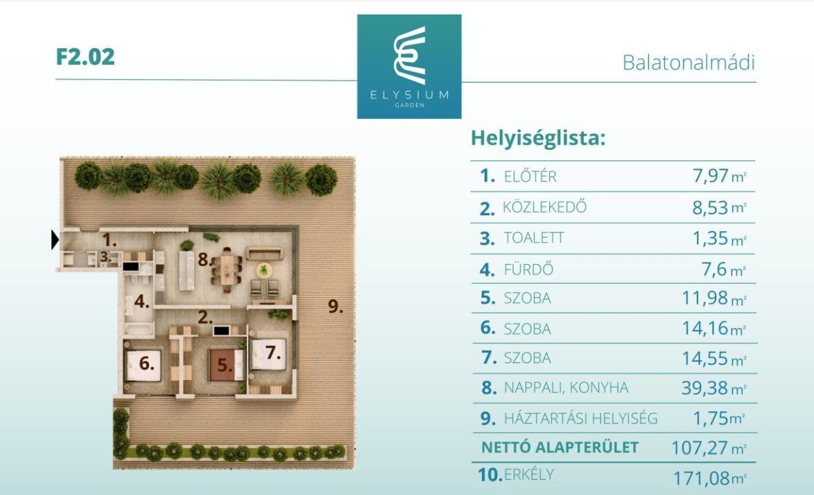 Tégla Lakások Balatonalmádi