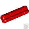 Lego Technic, Axle 2L Notched, Red