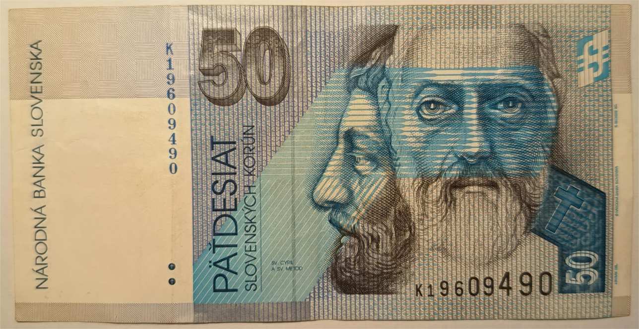 Szlovákia 50 korona 2002 VF