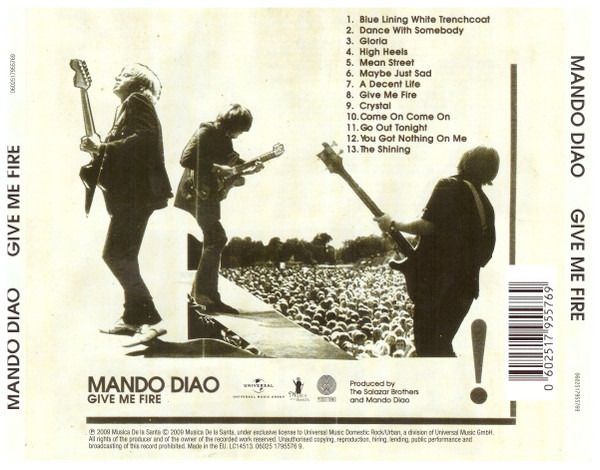 MANDO DIAO - GIVE ME FIRE