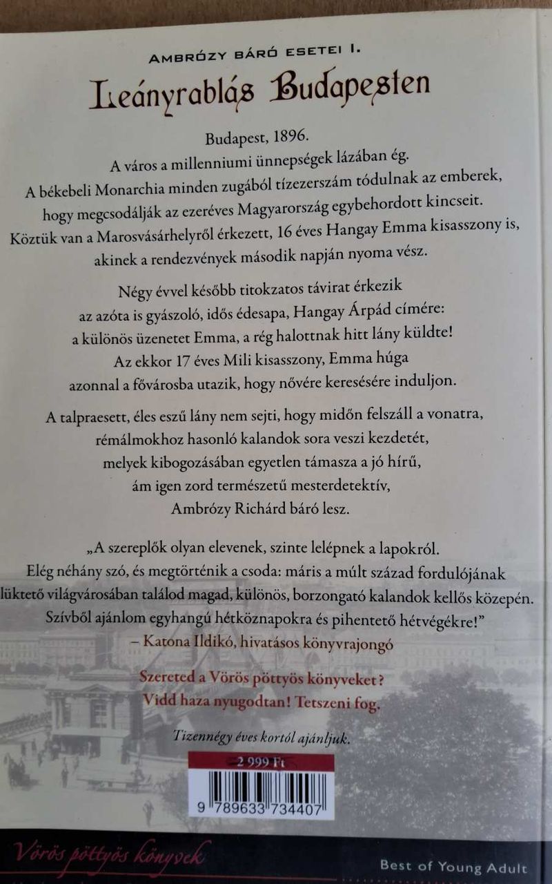 Leányrablás Budapesten.
