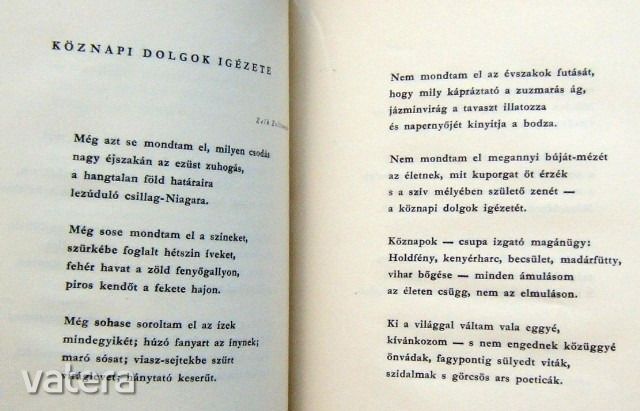 Benjámin László: Egyetlen élet