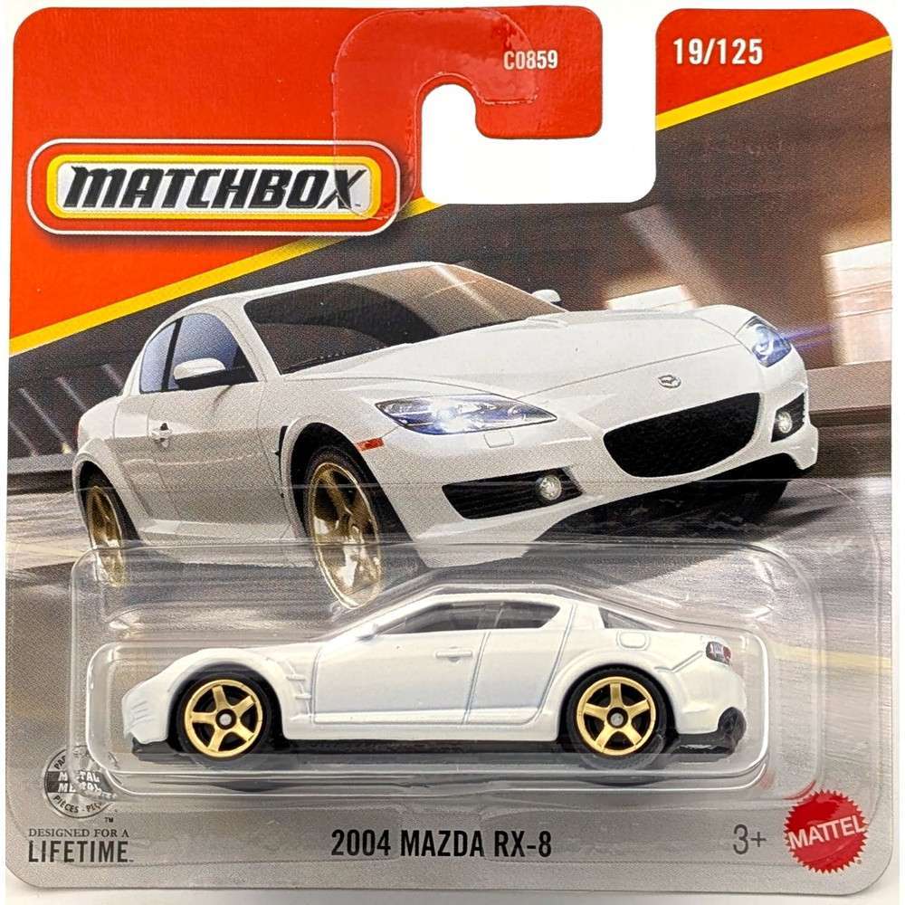 Mazda RX-8 2004 fehér Matchbox modell B