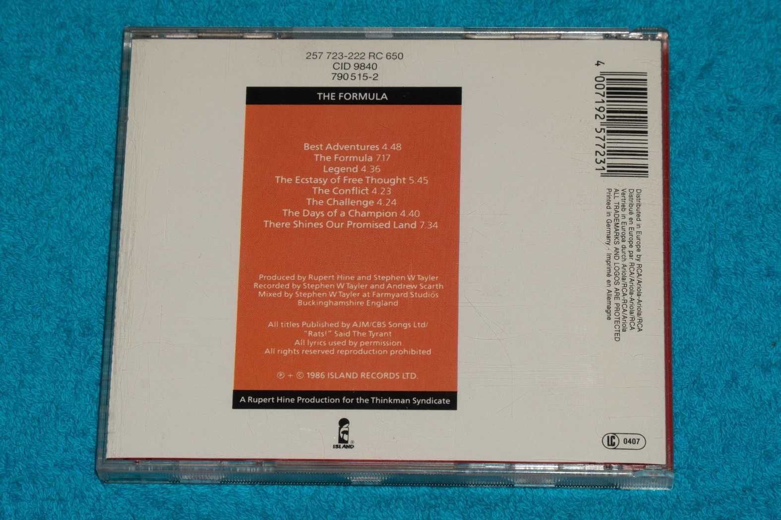 Thinkman - The Formula CD