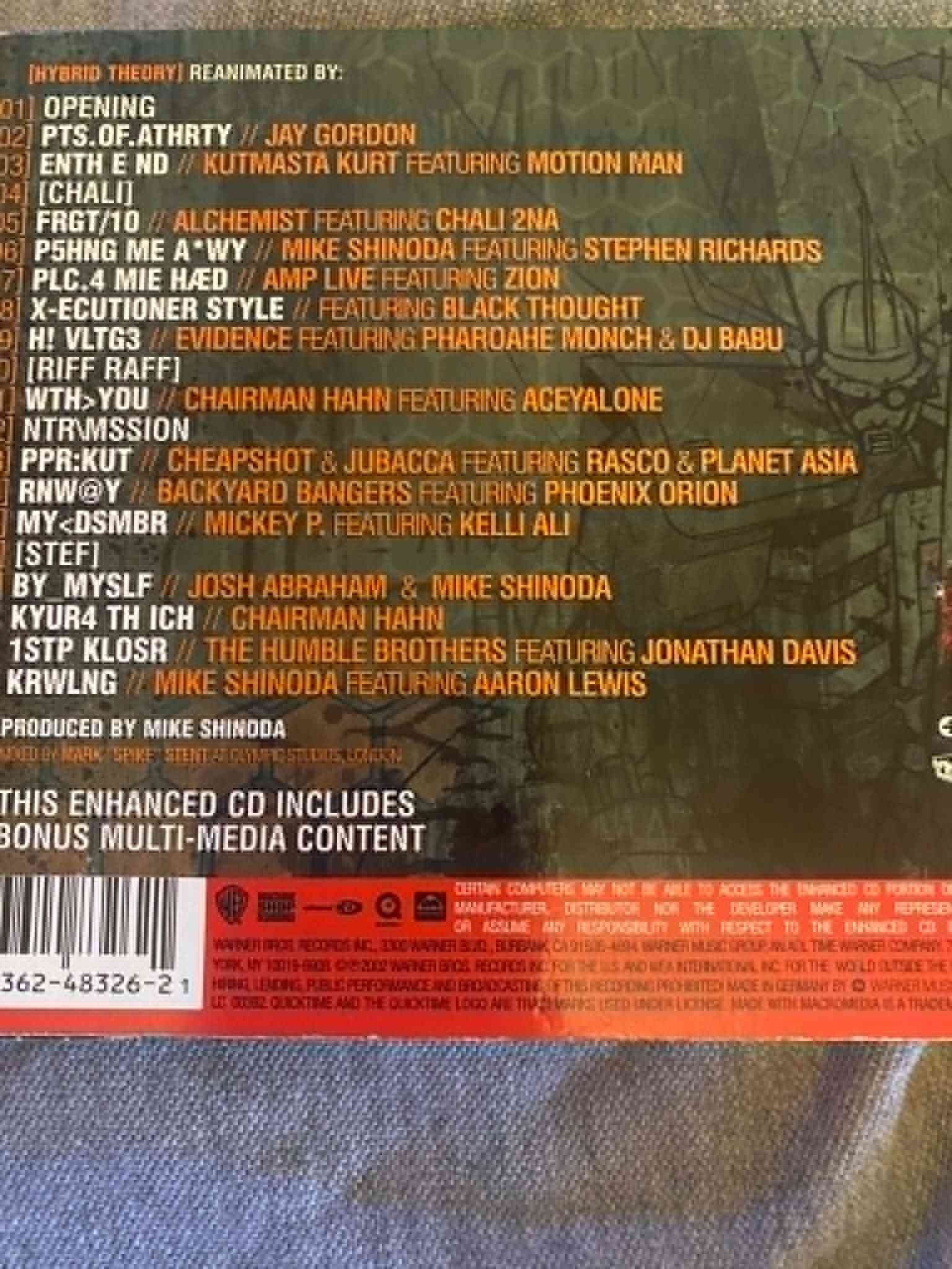 Linkin Park:Reanimation Cd
