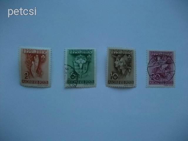 Magyar bélyeg / bélyegsor Pax-Ting 1939 6.
