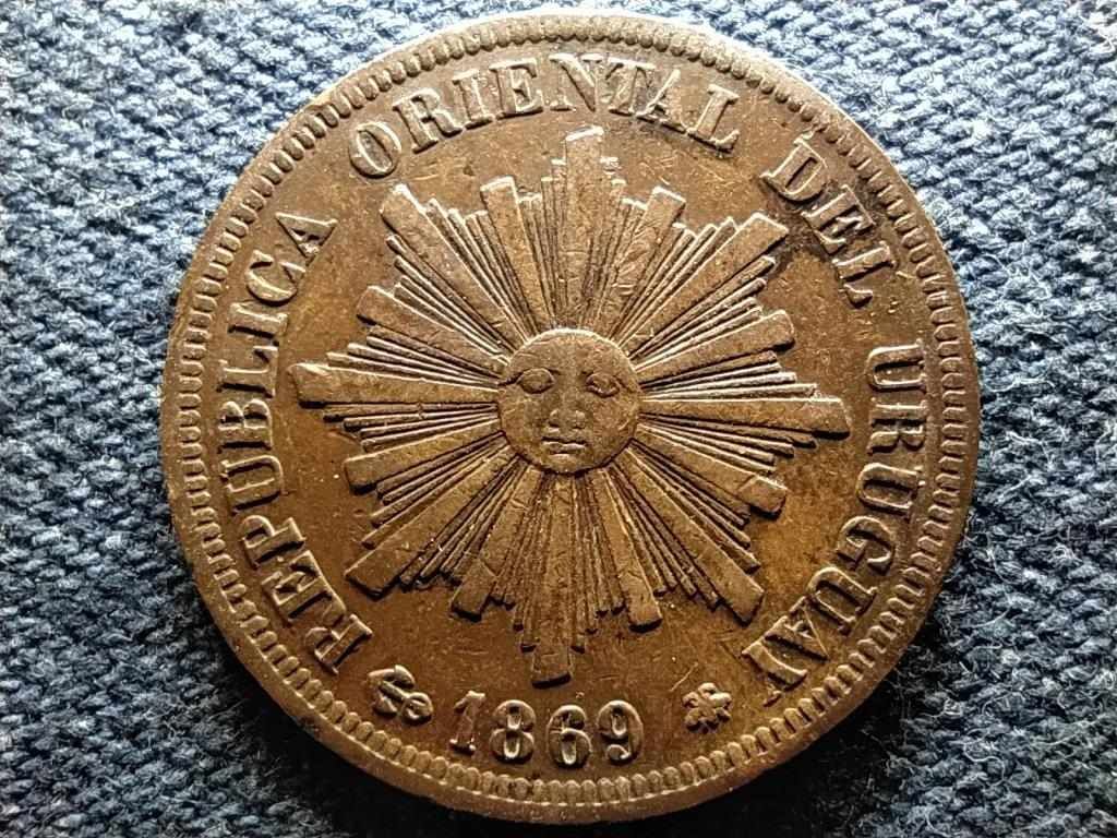 Uruguay 1 centesimo 1869 A (id53242)