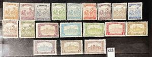 1916 ARATÓ PARLAMENT POSTATISZTA MAGYAR TELJES BÉLYEG SOR **MBK: 5,100FT