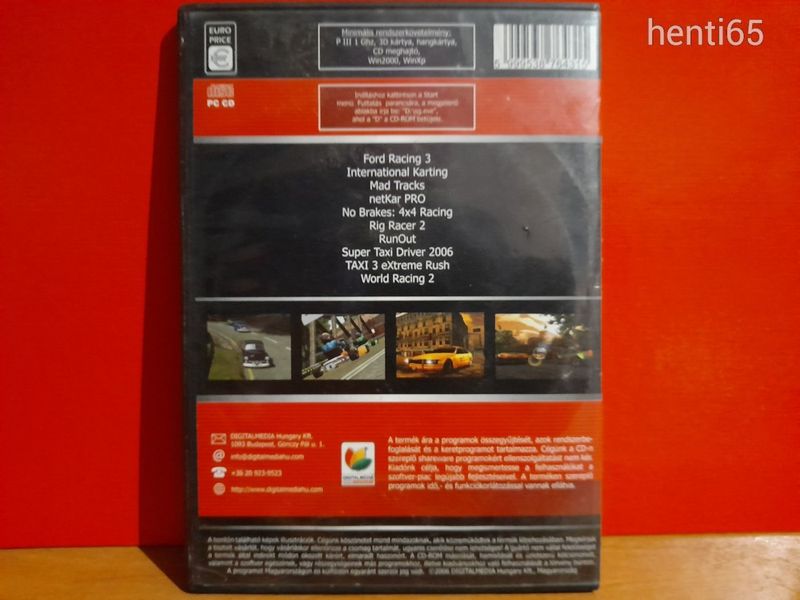 Autós - játékok    PC -CD Rom   !!!
