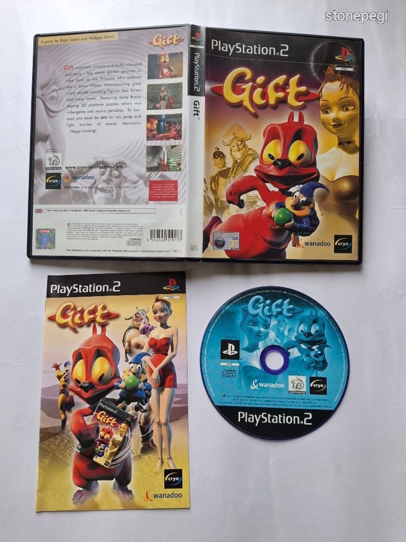 PLAYSTATION 2 :    GIFT     ÉRDEN