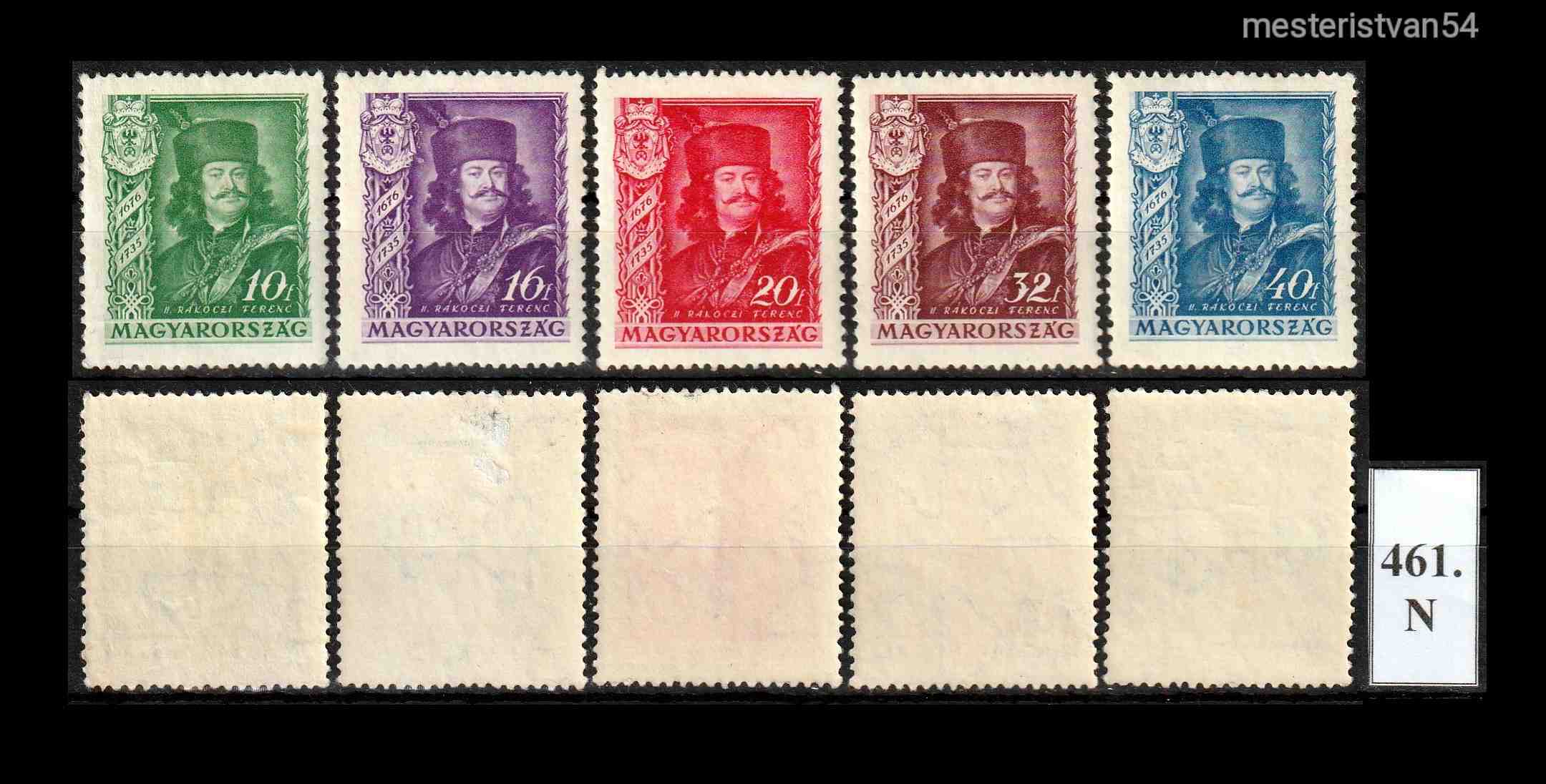 1935. II.Rákóczi Ferenc-(I.)* N-461