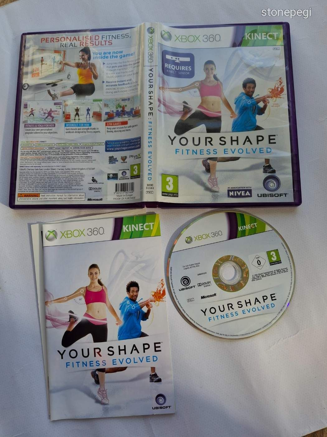 YOURSHAPE FITNES EVOLVED.   KINECT-es.   XBO 360        ÉRDEN