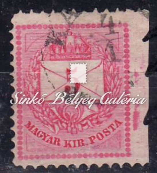 1881. Színesszámú krajcáros 5kr.