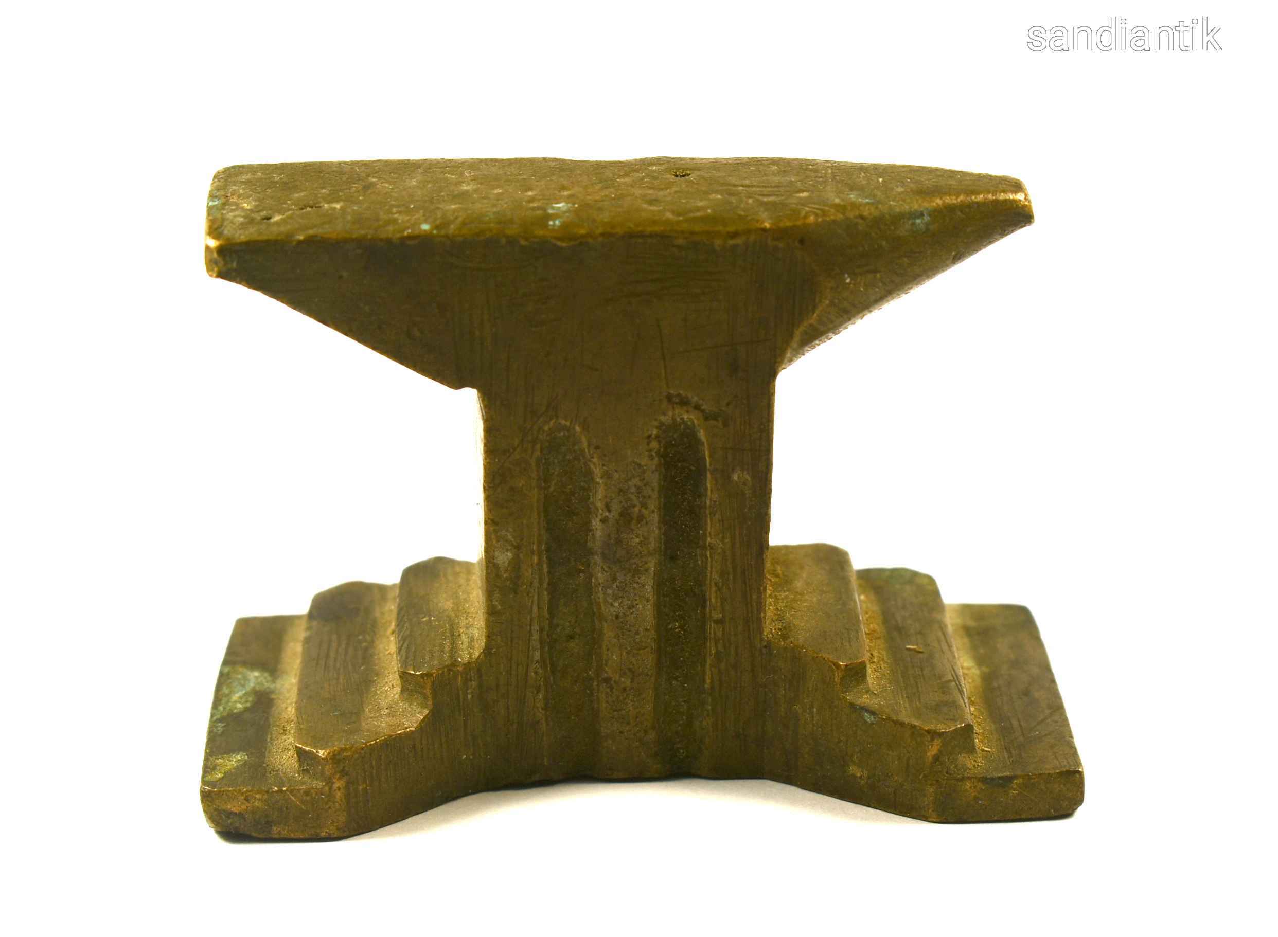 PATINÁS BRONZ ÉKSZERÉSZ ÜLLŐ !