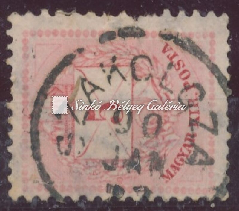 1881. Színesszámú krajcáros 5kr, SZAKOLCZA