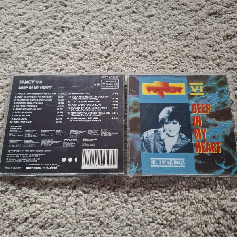 FANCY - SIX - DEEP IN MY HEART CD