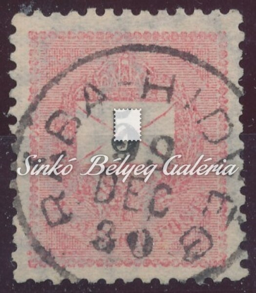 1899. Feketeszámú krajcáros 5kr, RÁBA-HIDVÉG