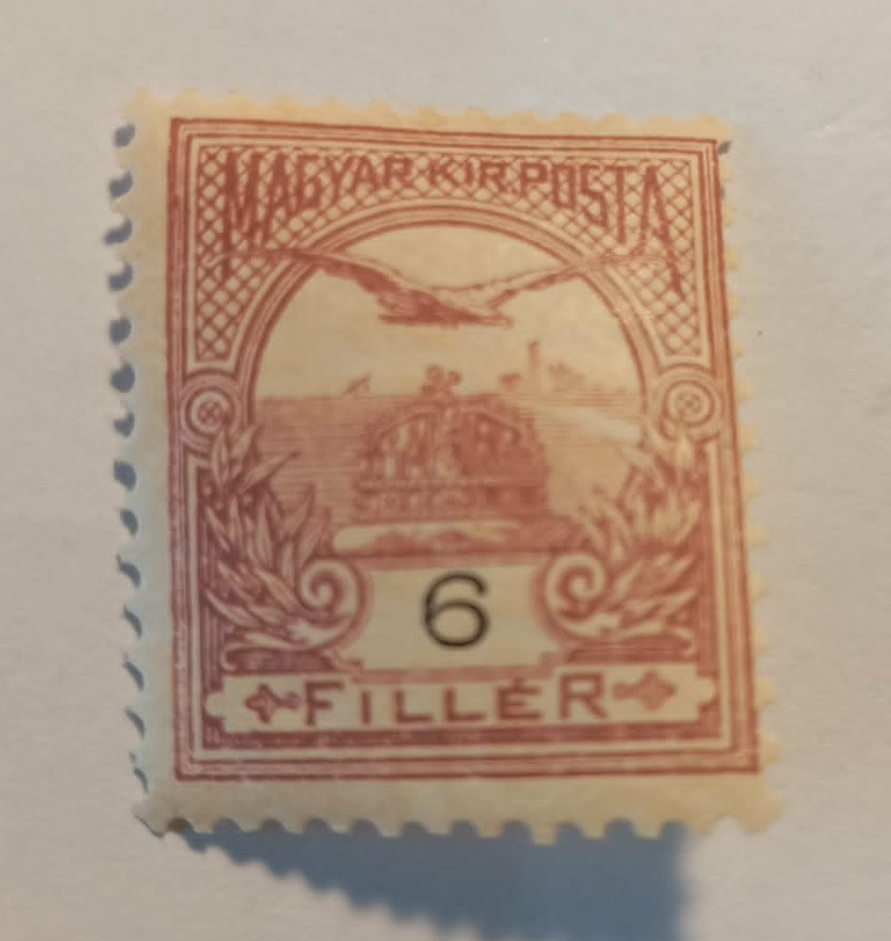 Magyarország 1900 Turul 6 F * falcos D