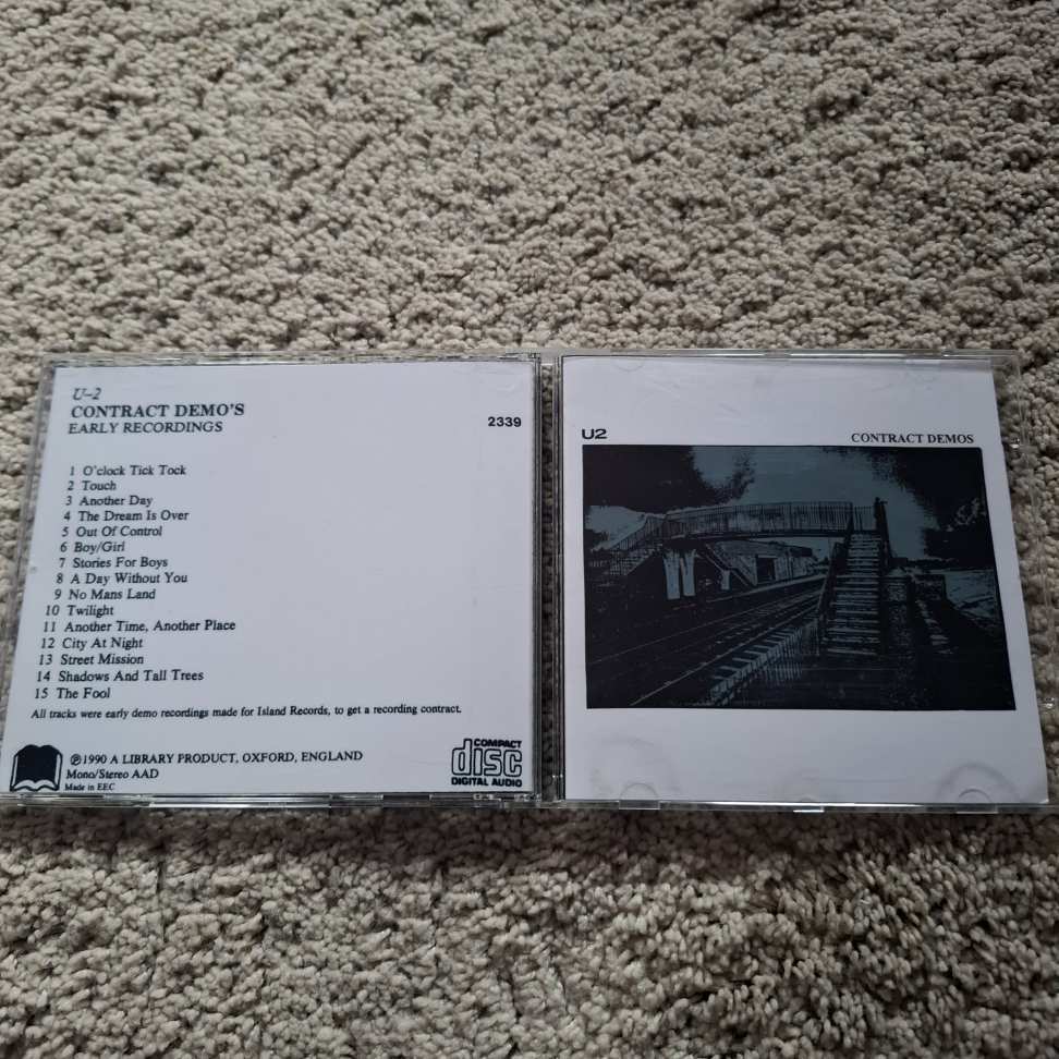 U2 - CONTRACT DEMOS CD
