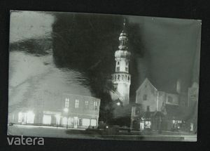 Sopron, előkapu  este