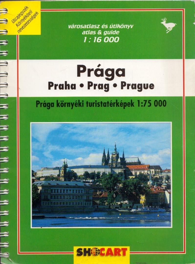Prága városatlasz és útikönyv
