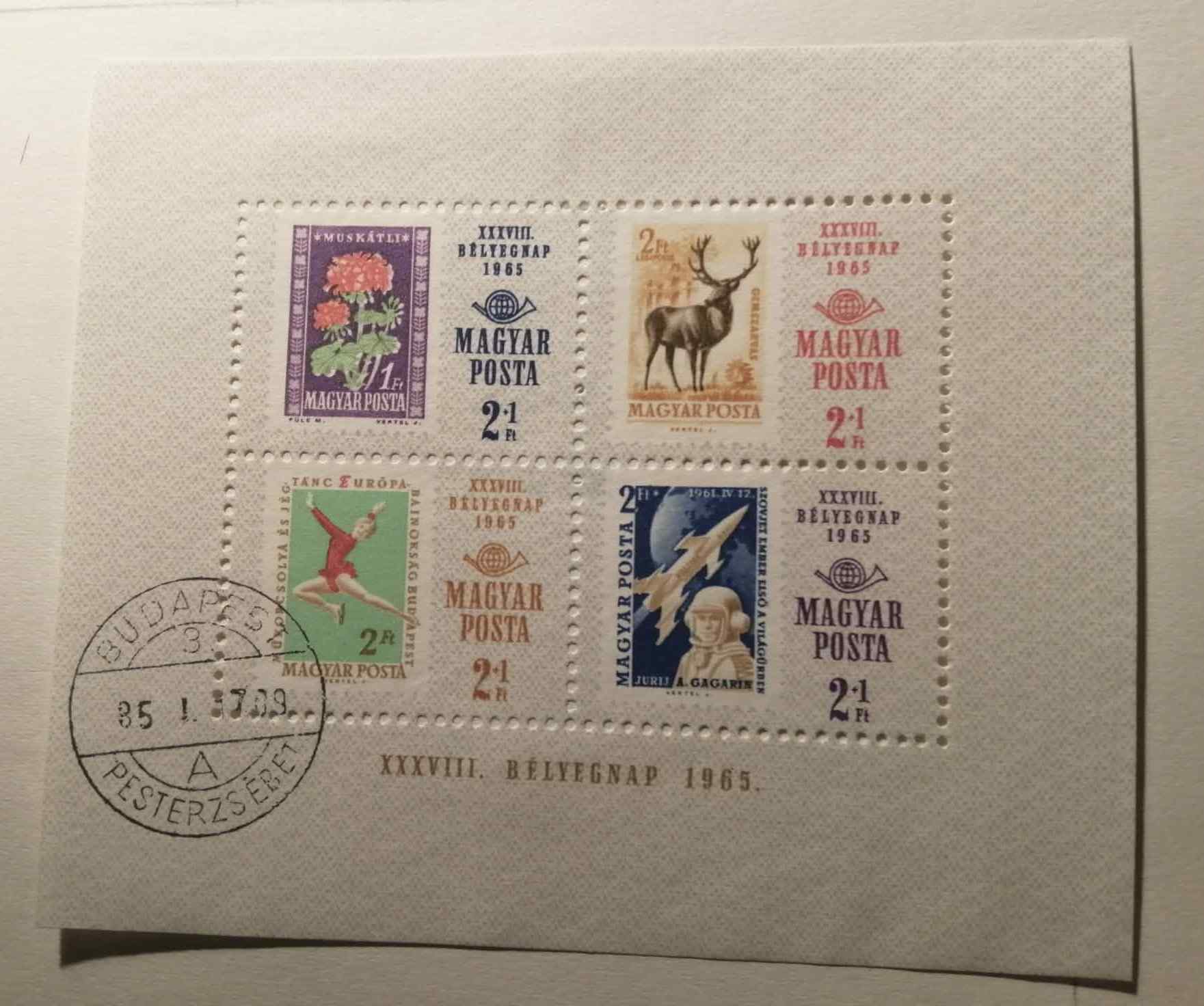Magyarország, 1965, Bélyegnap blokk
