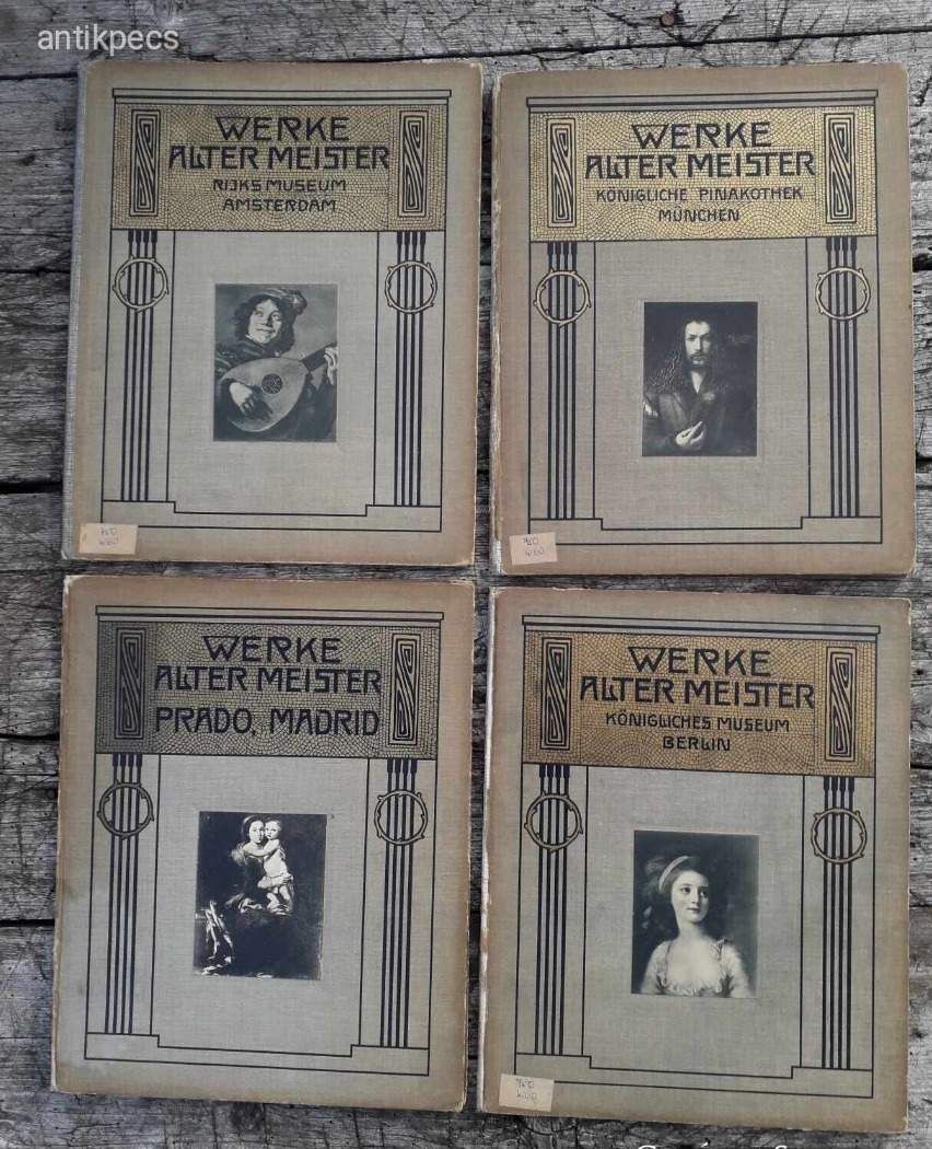 12 db *Régi Mesterművek* kiadvány
