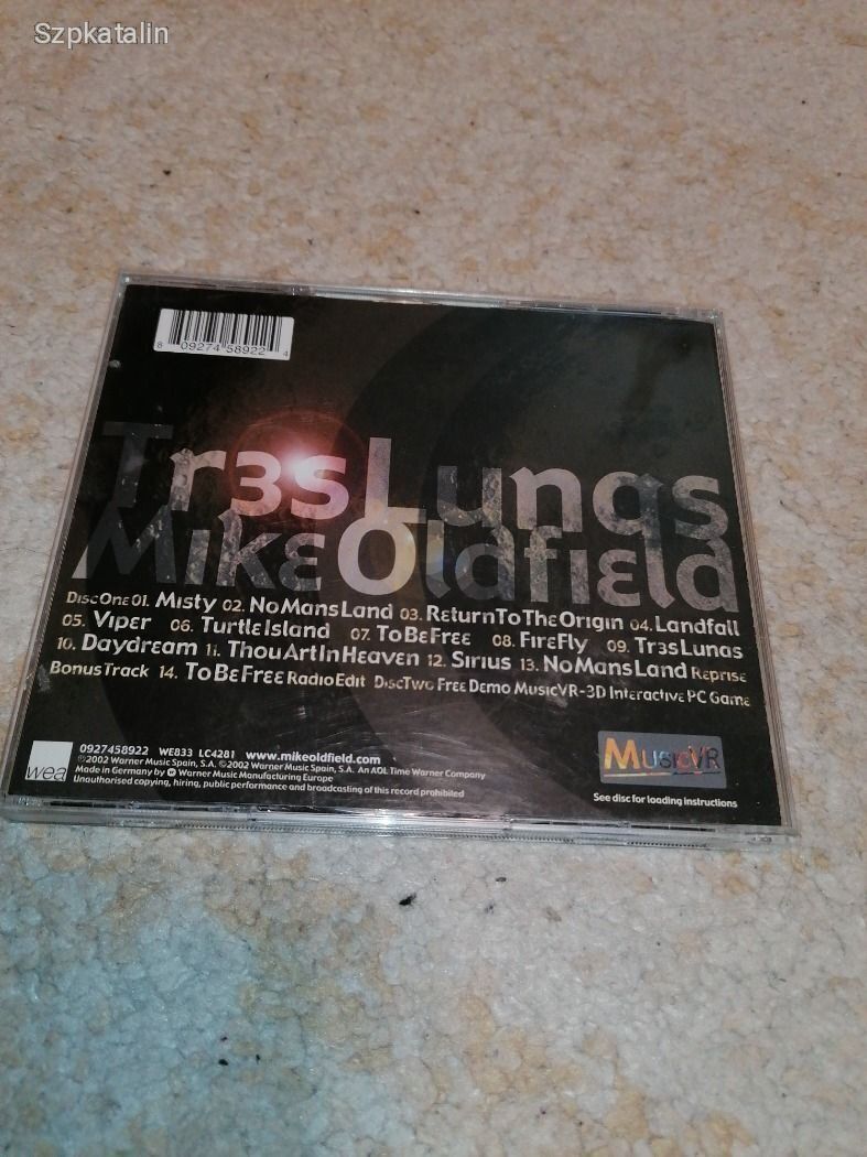 CD - Mike Oldfield - Tres Lunas (2cd)