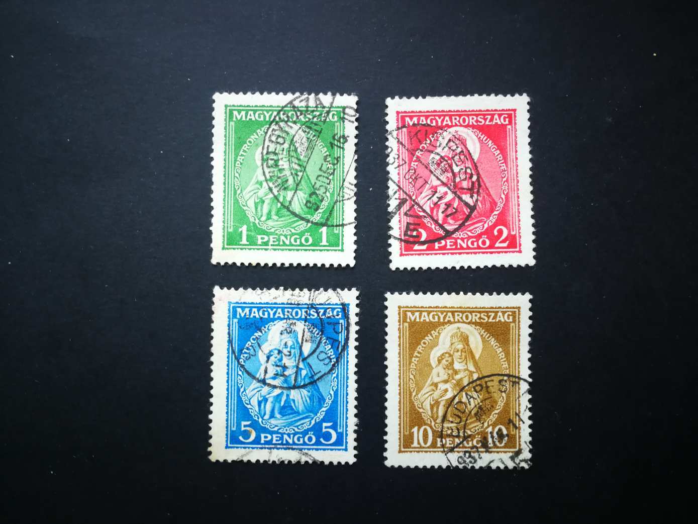 Magyarország 1932 Nagy Madonna pecsételt kat. ár 11300 Ft H
