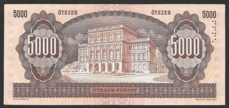 5000 forint 1995 K EF
