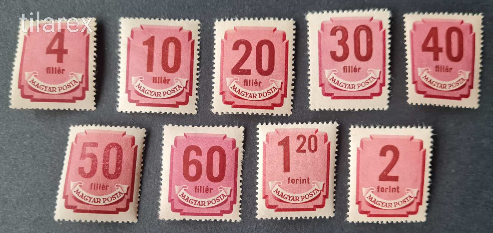 Magyar Bélyeg 1946 Forint-Filléres Portó ( MPIK 184-92**  3.700 Ft ) Leírás!!!