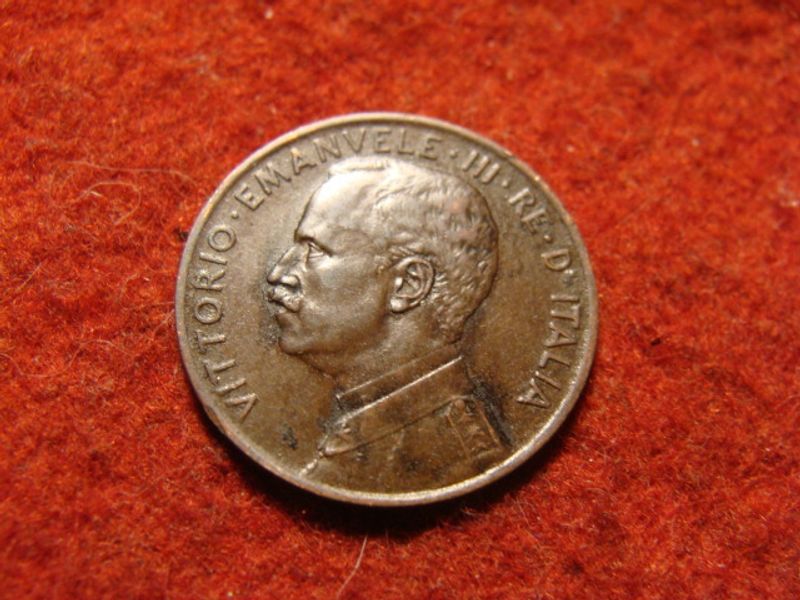 Olaszország bronz 2 centesimi 1915
