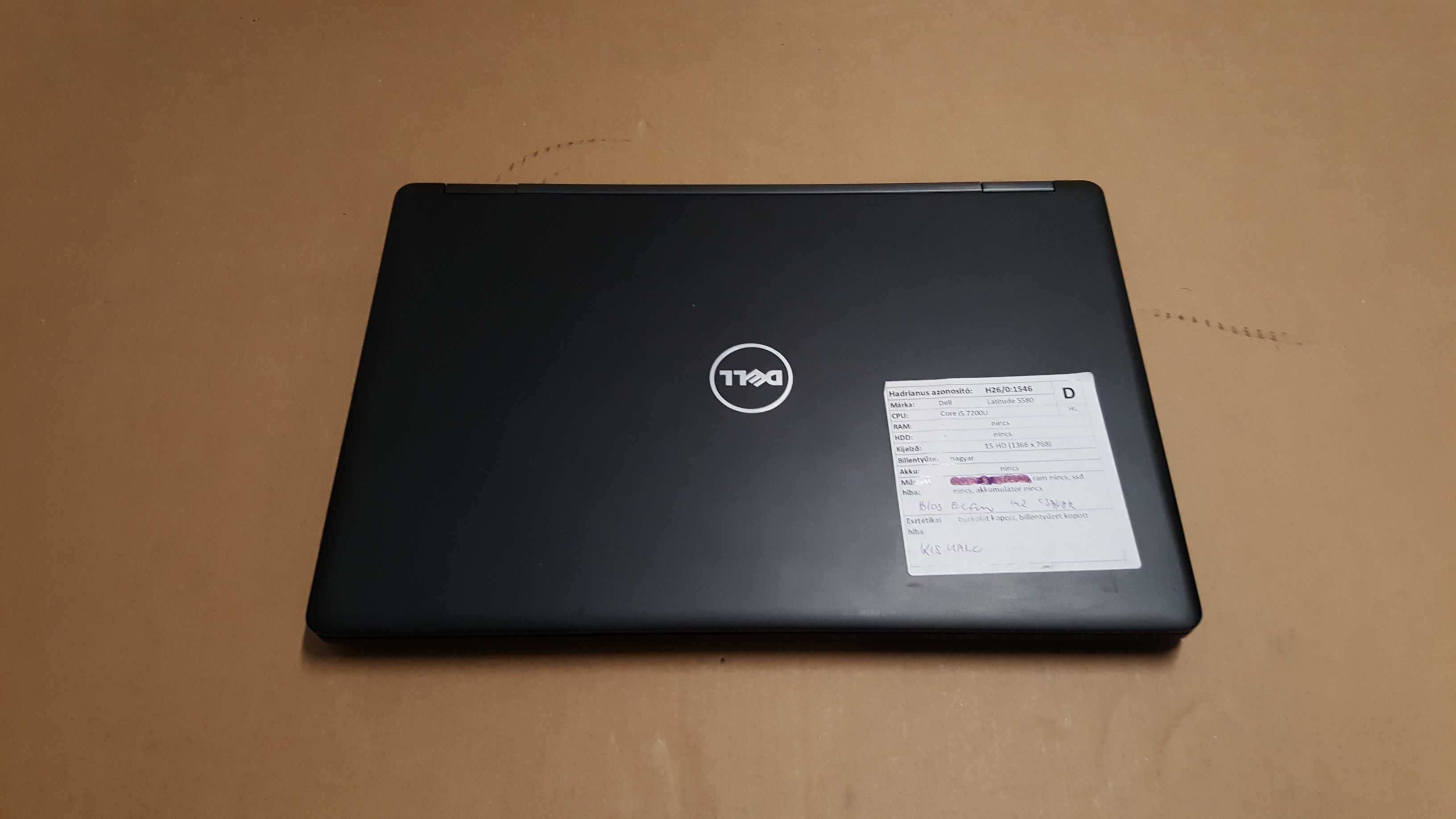 Dell Latitude 5580