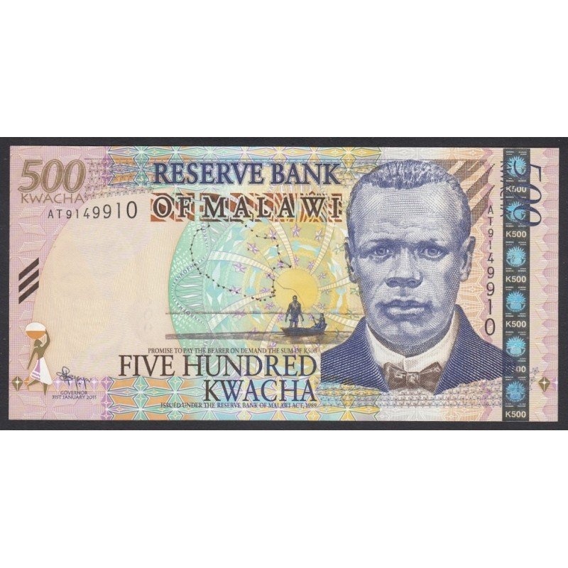Malawi, 500 kwacha 2011 UNC