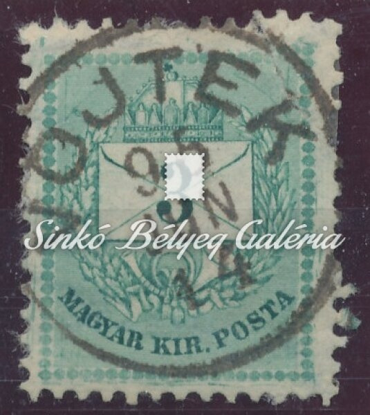 1881 Színesszámú krajcáros 3kr VOJTEK