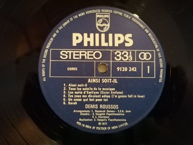 DÉMIS ROUSSOS - "Ansi soit-il"