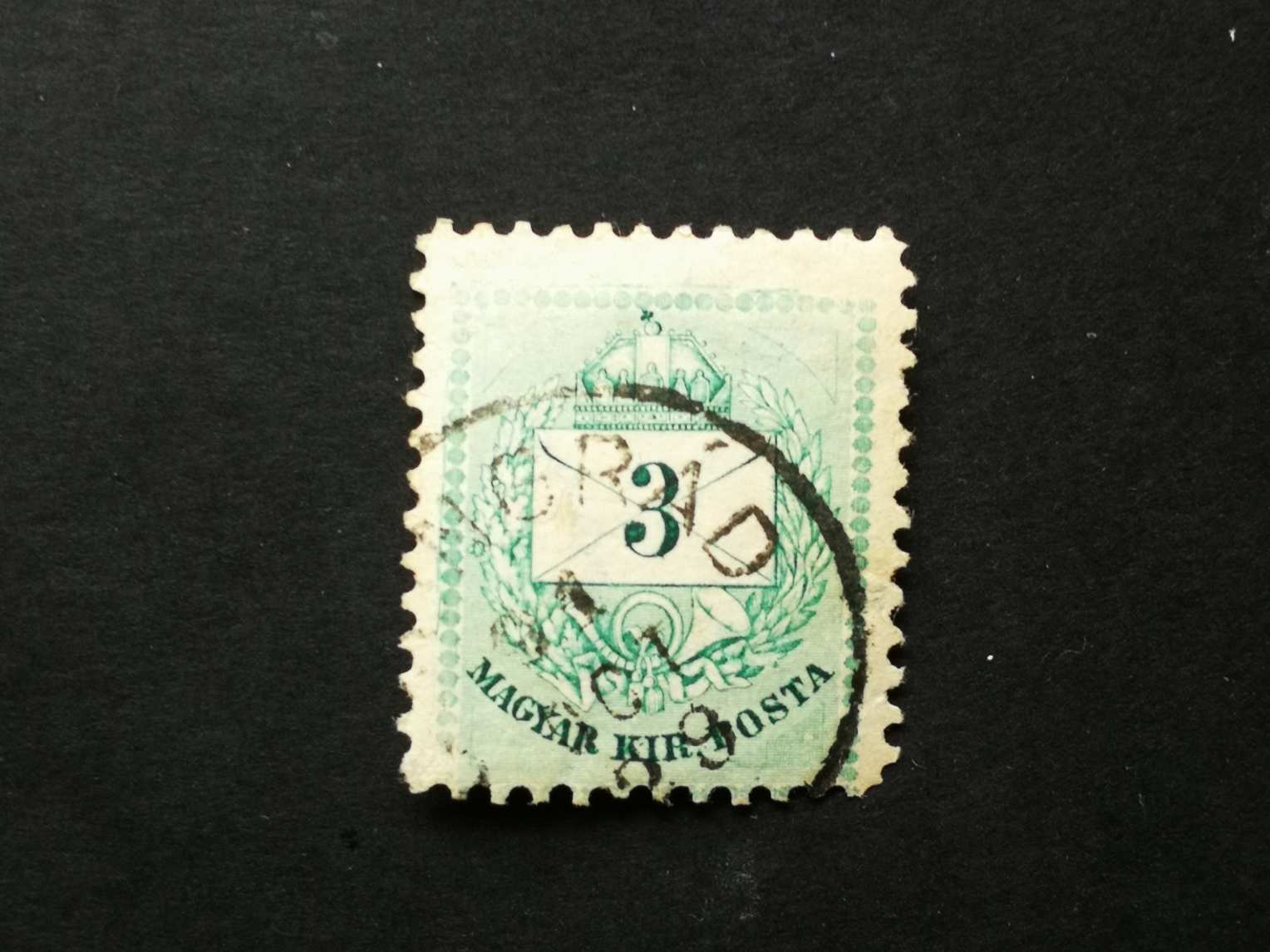 Magyarország 1890 Színesszámú 3 kr. B11 1/2 Csongárd  A
