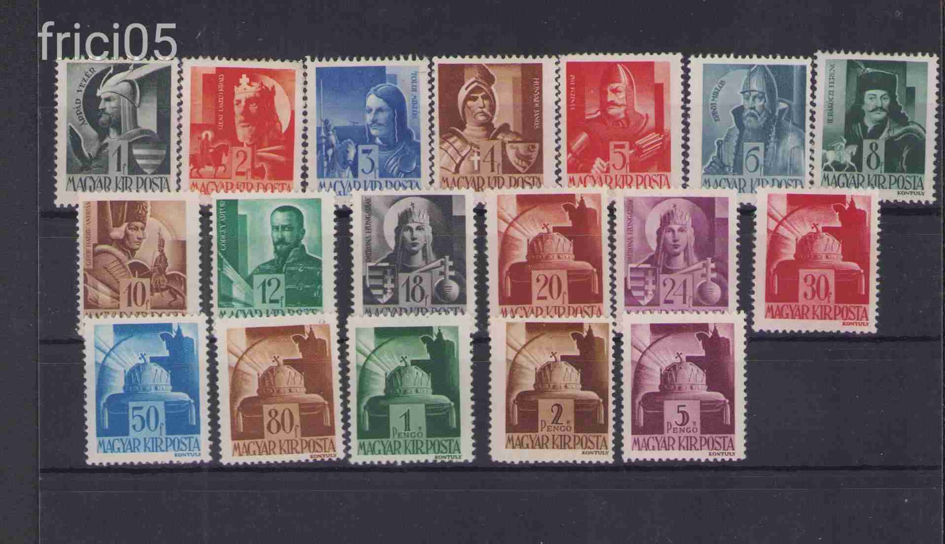 1943/44, Hadvezérek, postatiszta sor