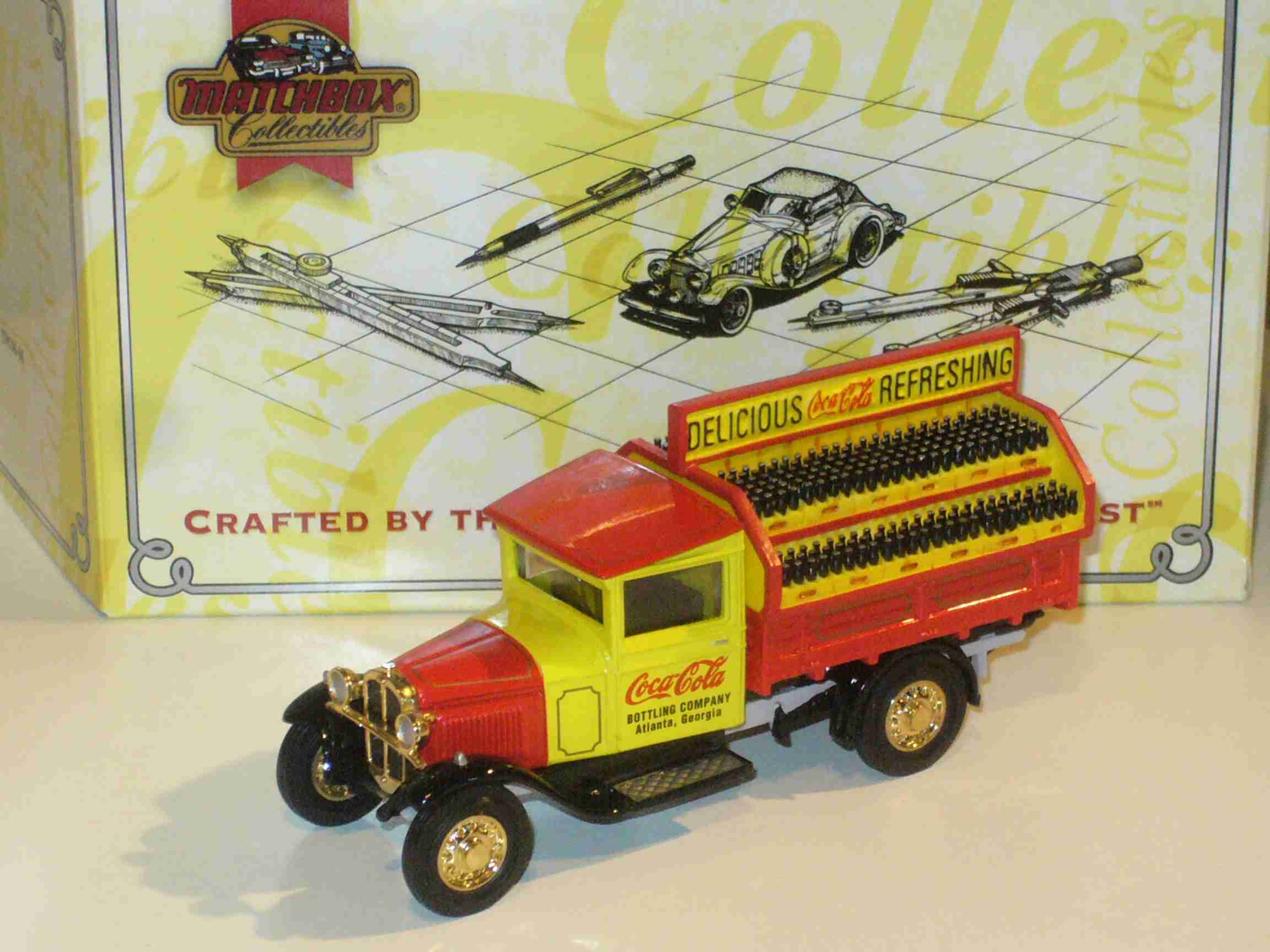 MATCHBOX YESTERYEAR YPC06-M 1932 FORD MODEL A-  COCA-COLA