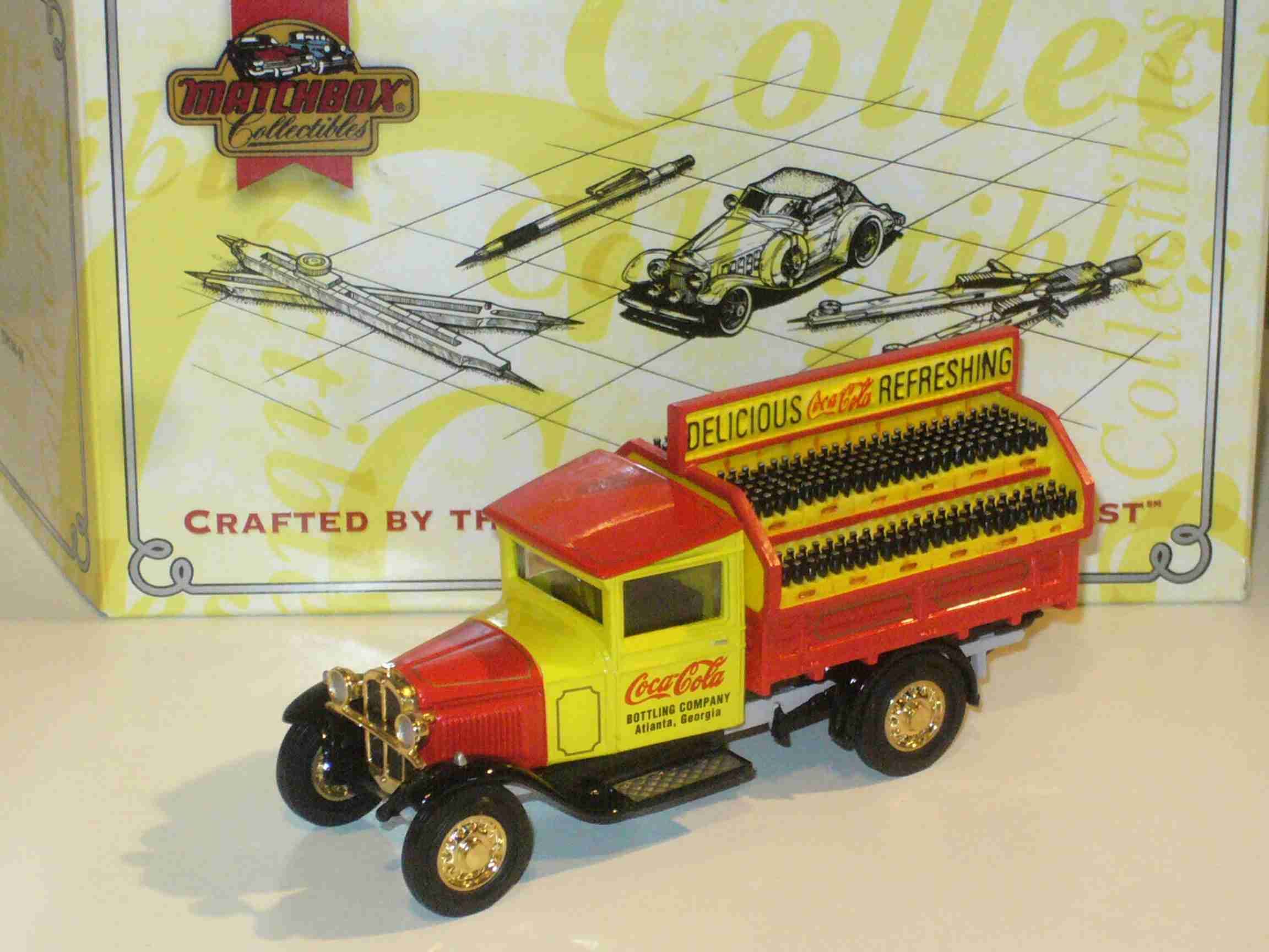 MATCHBOX YESTERYEAR YPC06-M 1932 FORD MODEL A-  COCA-COLA