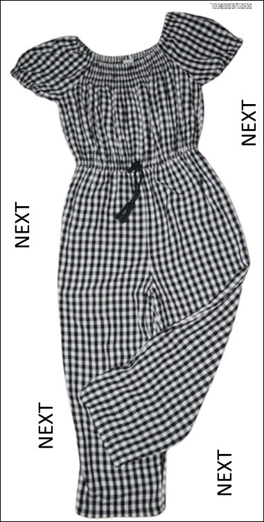 NEXT kockás overall  146