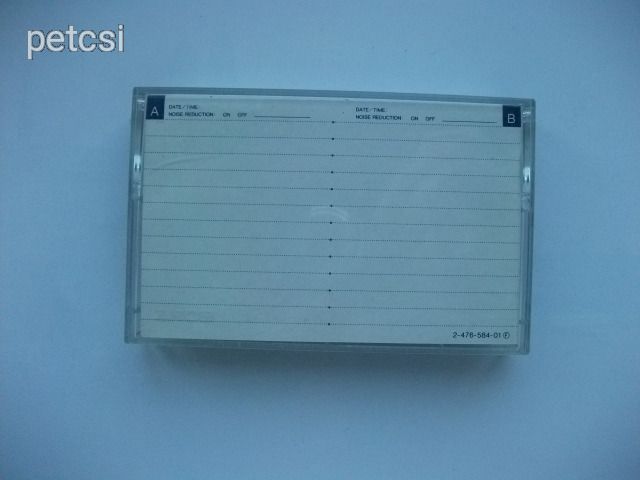 Sony superEF 60 kazetta 3.