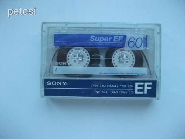 Sony superEF 60 kazetta 3.