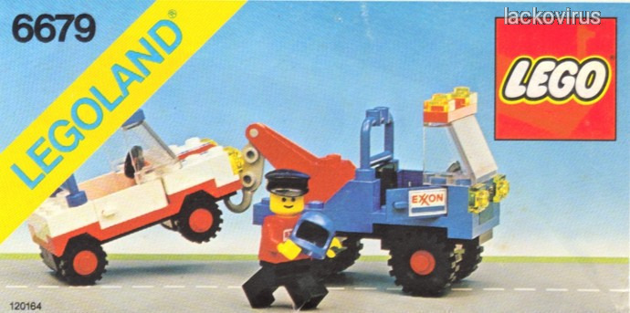 6679 lego Vontató