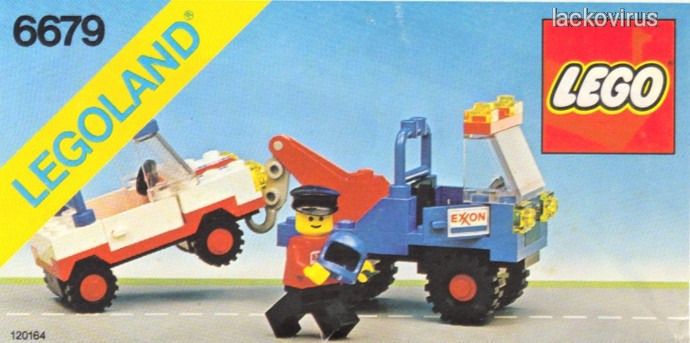 6679 lego Vontató