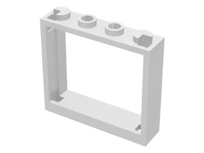 Lego Frame 1X4X3, White