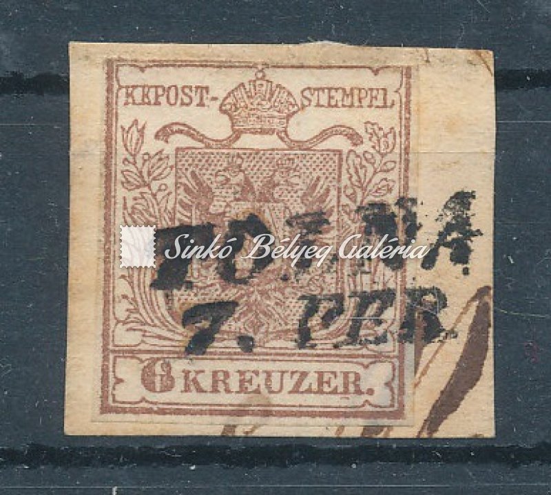 1850. Könyvnyomat, 6kr TOLNA